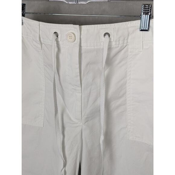 Studio Works White shorts Sz 16100% cotton Waist 36"Ins9.25"Hips 45" Rise12"EUC - Picture 8 of 9